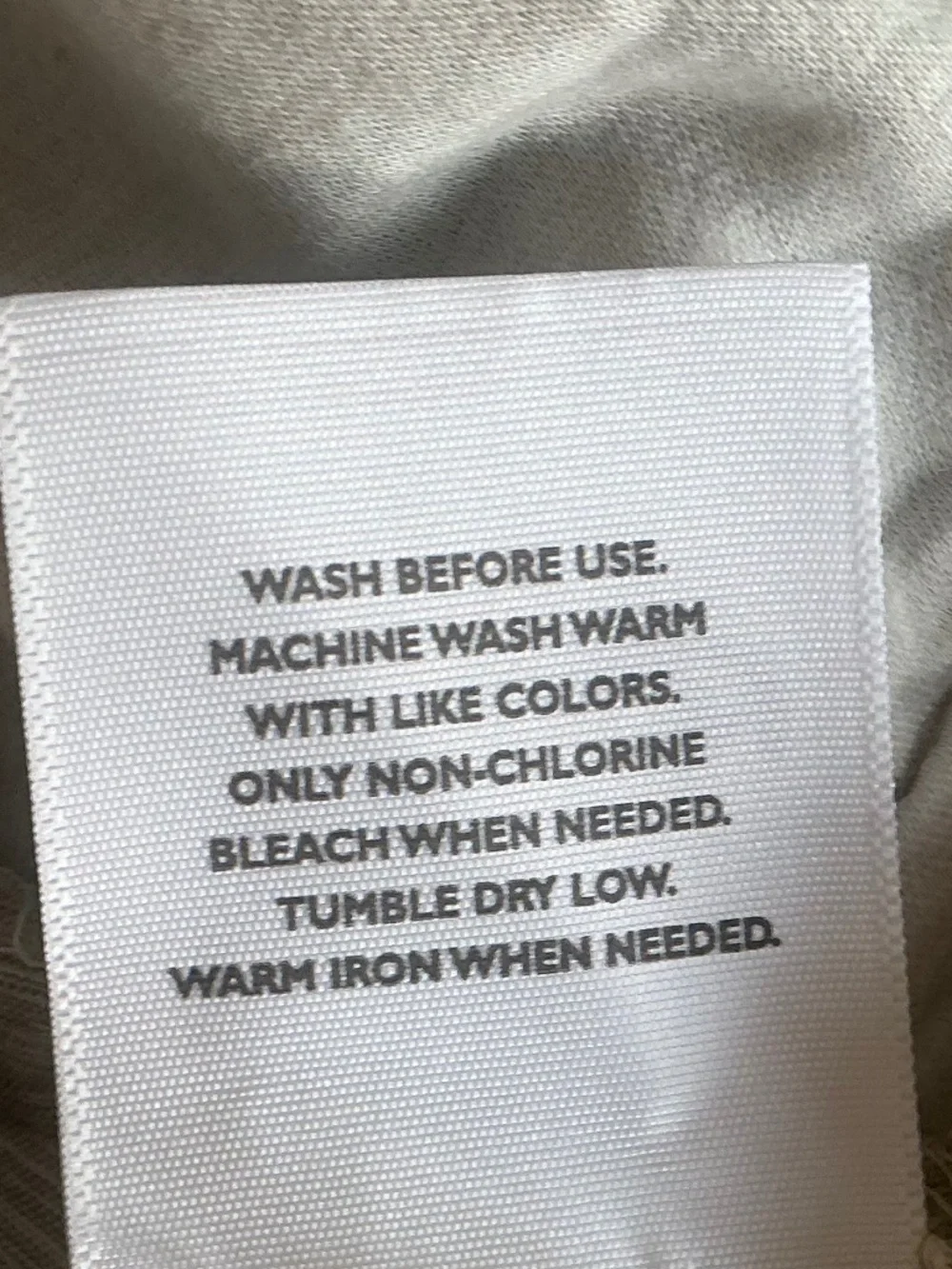NWOT Hotel Collection gray lightweight cotton KING Duvet cover